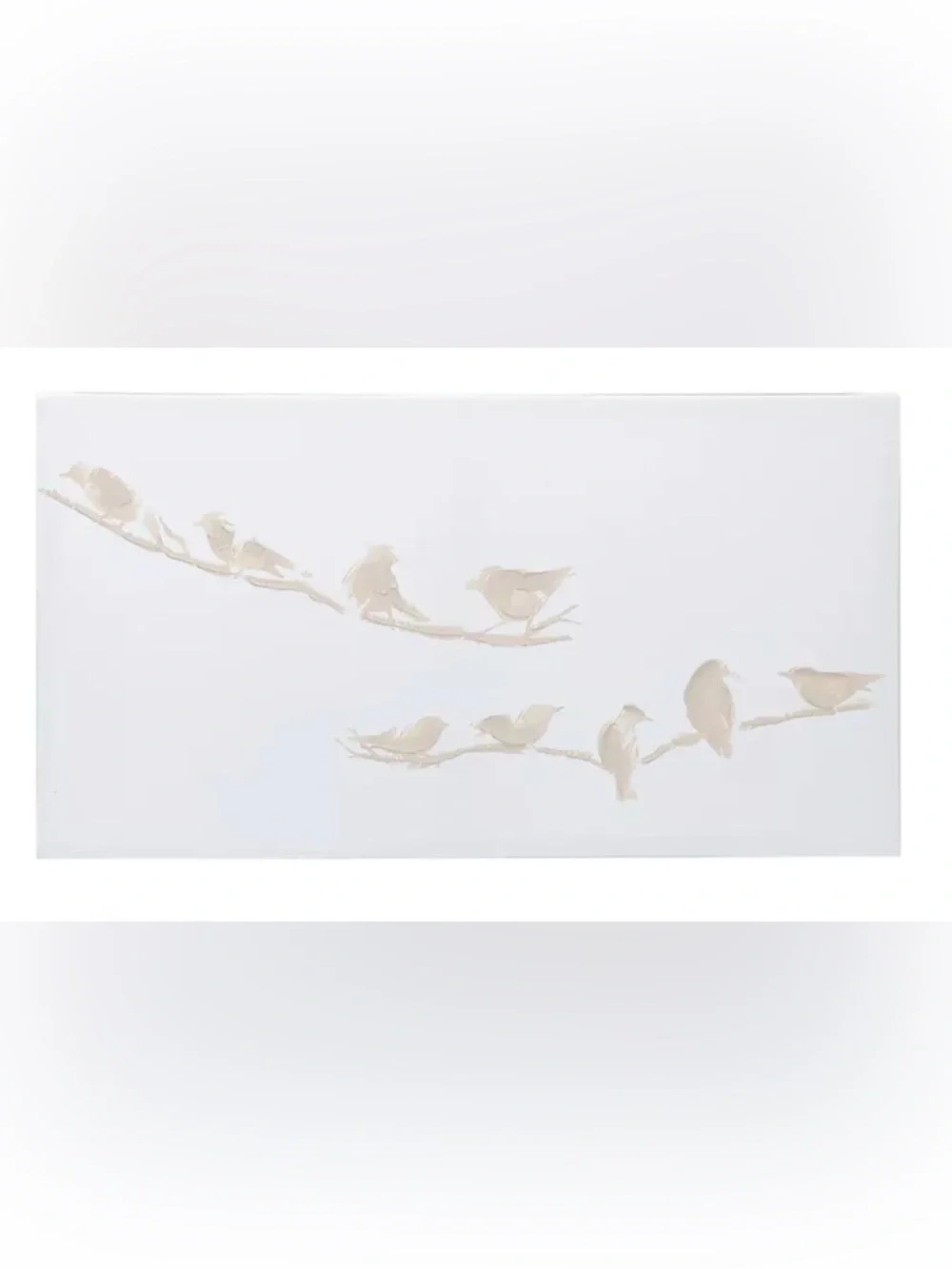 BRAMBLE & SAGE NEUTRAL BIRDS WALL ART | 15 X 28 IN.